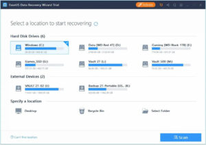 EaseUS Data Recovery Wizard کرک کامل 17.0.0.0 آخرین نسخه 2025