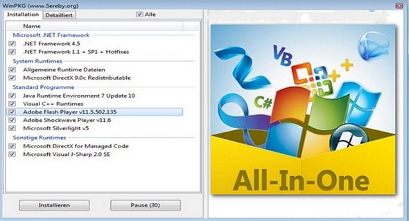 دانلود All in One Runtimes 2.5.0 – مجموعه نرم افزارهای کاربردی ویندوز مناسب بازی ها